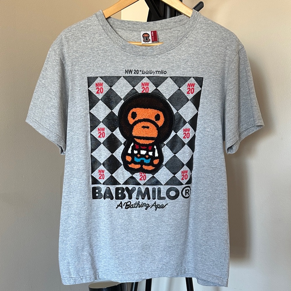 Baby Milo Gray Graphic Kids T-Shirt